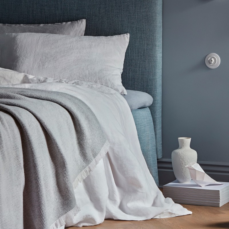 7. Doublesided handwoven alpaca & cashmere throw | OCEAN