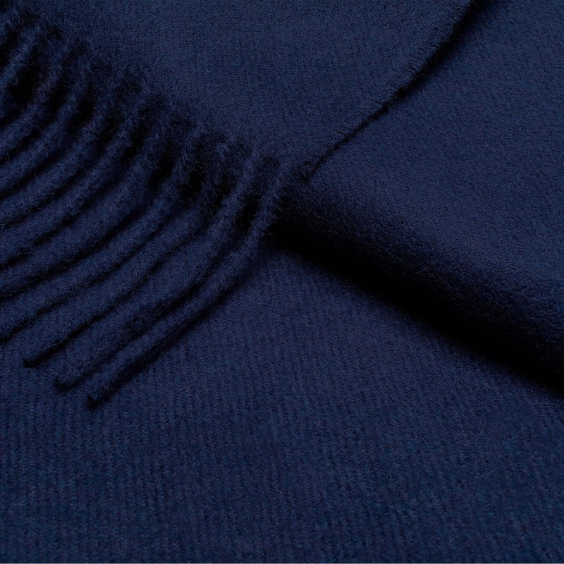 2. Classic Throw 100% Baby Alpaca | NAVY