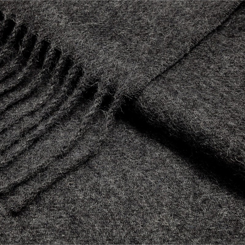 2. Classic Throw 100% Baby Alpaca | GREY