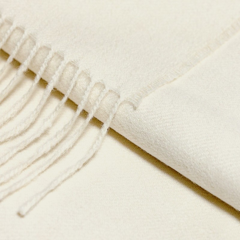 2. Classic Throw 100% Baby Alpaca | IVORY