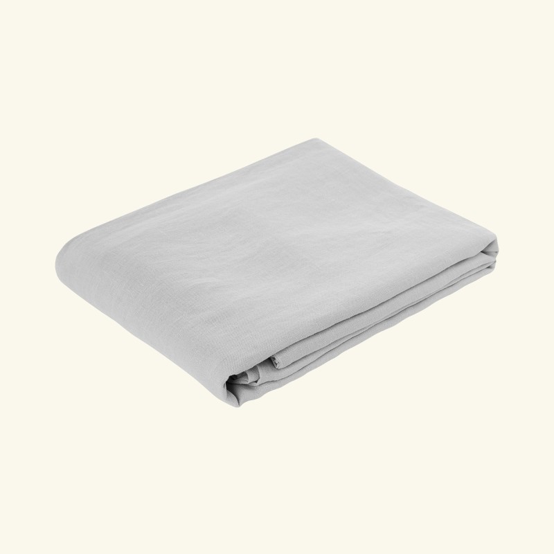 Linen feeted sheet - moon stone