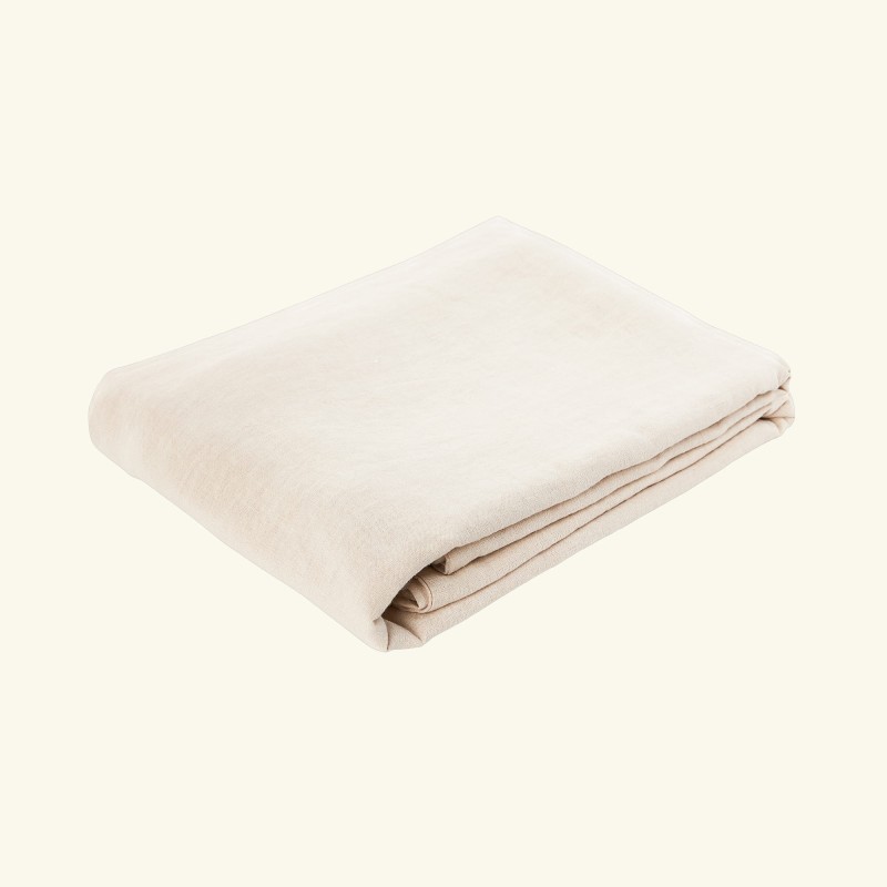 Linen fitted sheet | SANDY BEACH