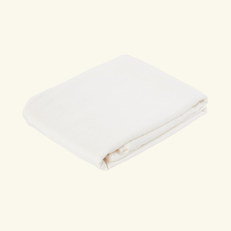 1. Linen fitted sheet | VANILLA CLOUD