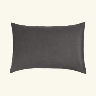 Linen pillowcase - smoke grey