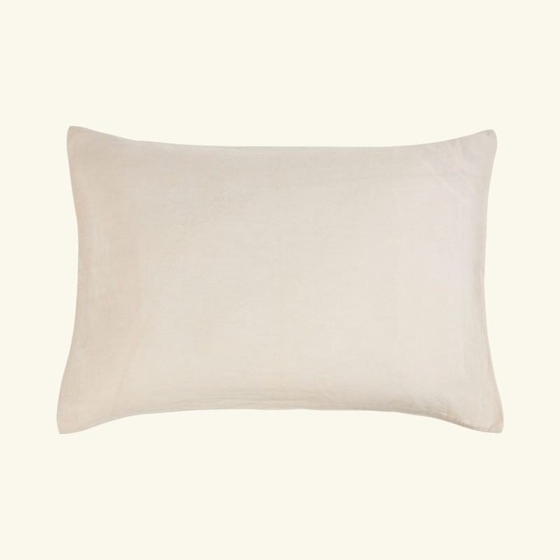 Linen pillow case - sandy beach