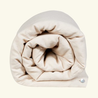 Linen duvet cover - sandy beach