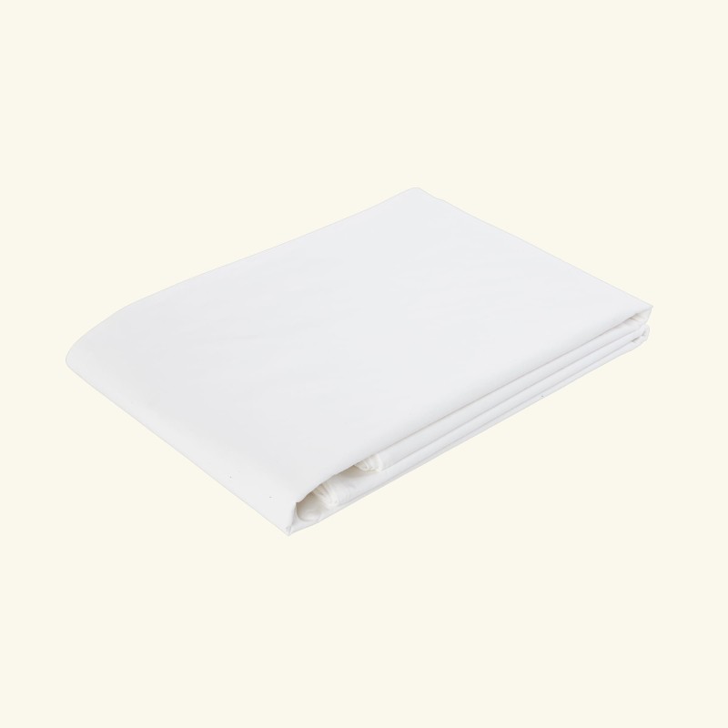 Feeted sheet in Cotton percale - white cloud