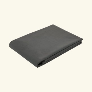 Feeted sheet in cotton percale | ROCK GREY