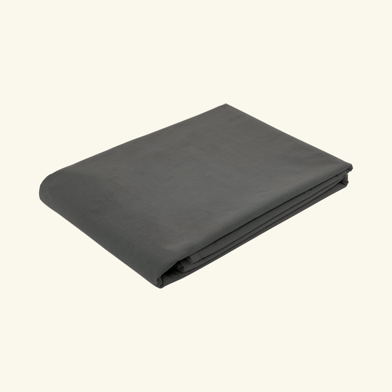 Feeted sheet in Cotton percale - rock grey