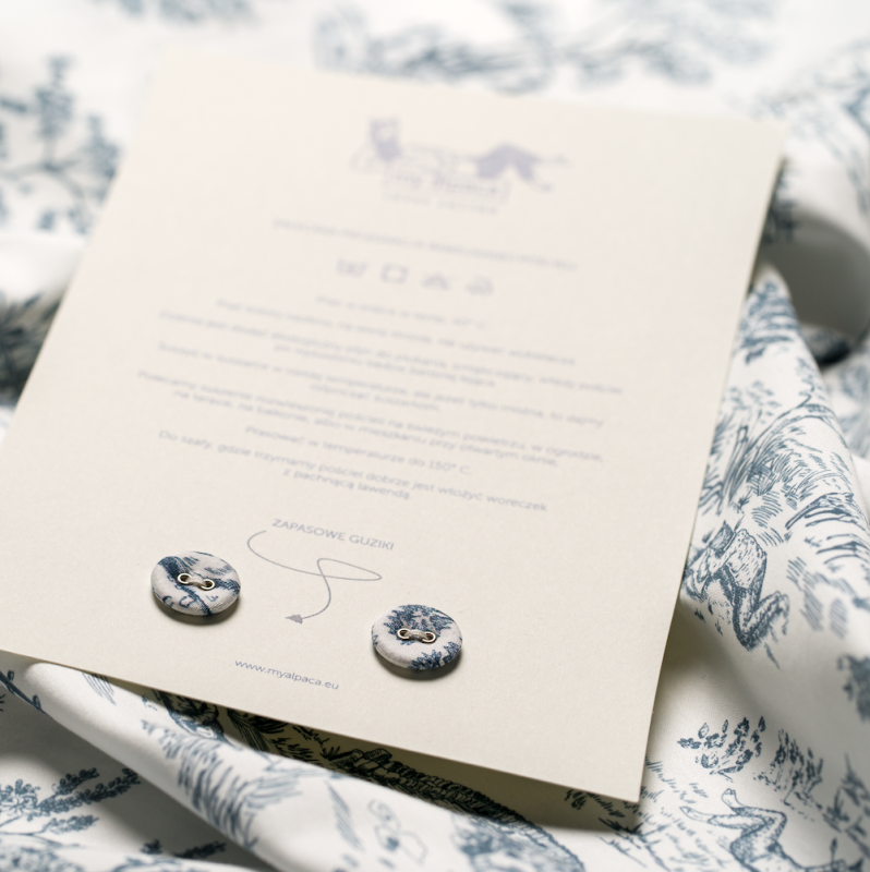 Duvet in cotton satin, Toile de MyAlpaca