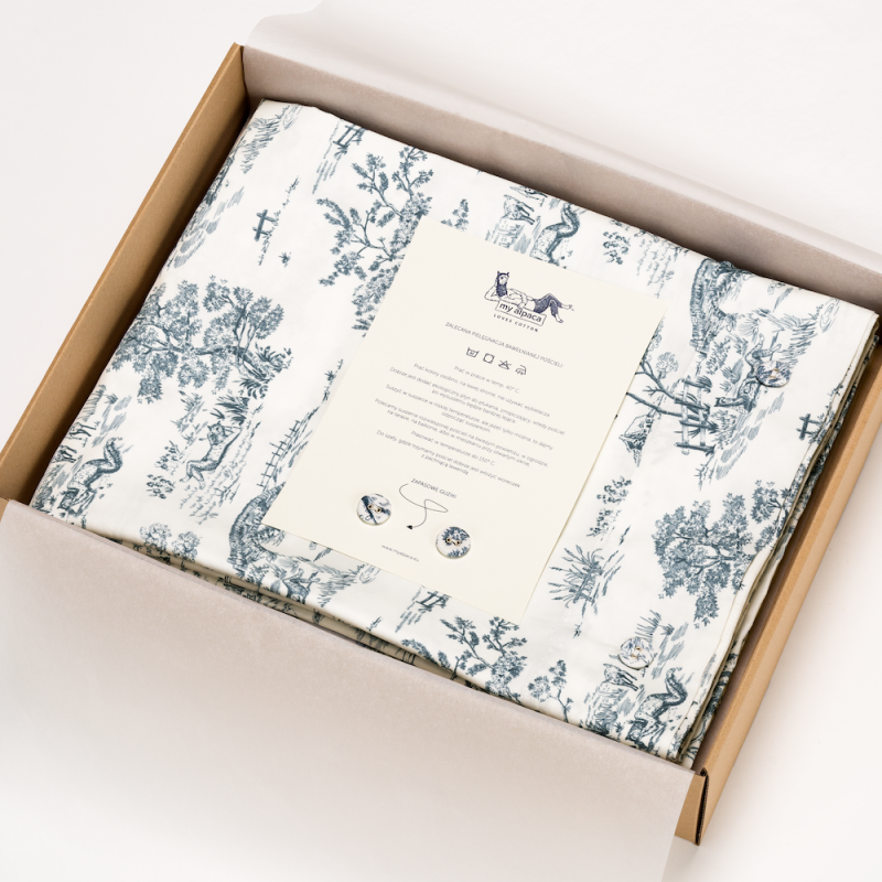 Duvet in cotton satin, Toile de MyAlpaca