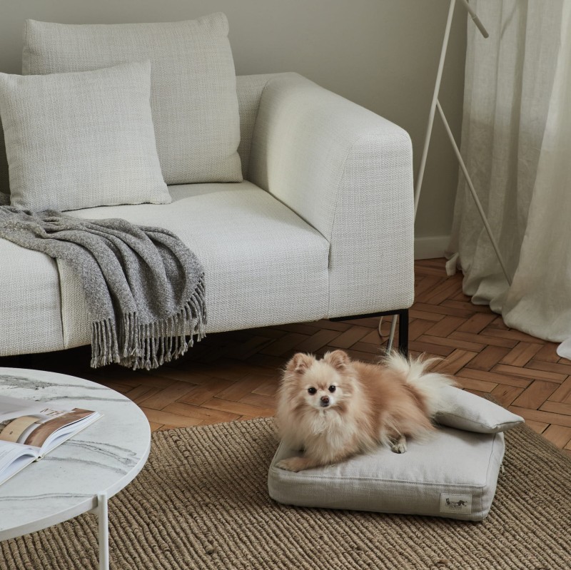 Handmade alpaca dog mattress