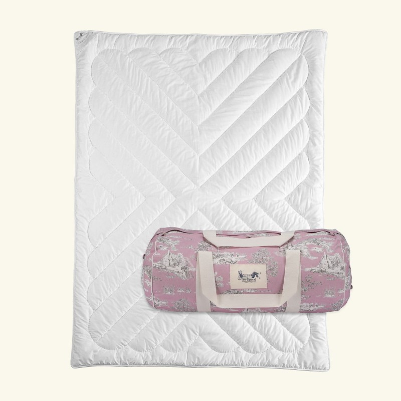 1. Alpaca duvet JUNIOR| Toile De MyAlpaca Pink