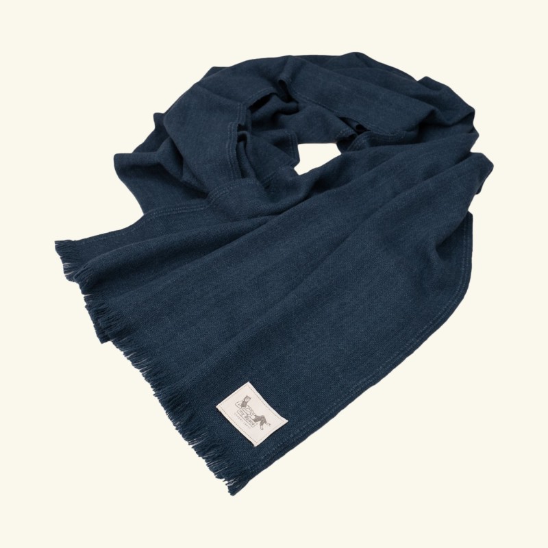 Hand-woven alpaca, cashmere & merino wool shawl | INDYGO