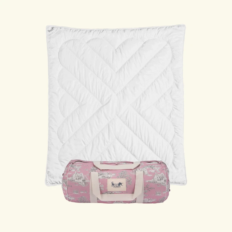 1. Alpaca duvet for babies | Toile de MyAlpaca Pink