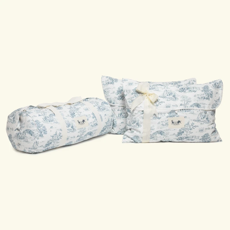 Toile de MyAlpaca Wedding Set – Duvet and 2 Monogrammed Pillows