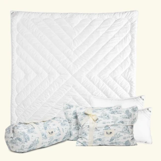 Toile de MyAlpaca Wedding Set – Duvet and 2 Monogrammed Pillows