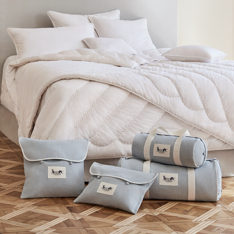 Hamptons Wedding Set – Duvet and 2 Monogrammed Pillows