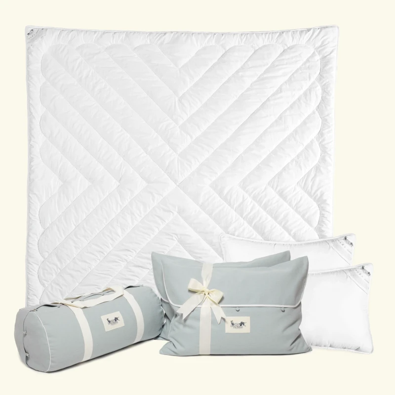 Hamptons Wedding Set – Duvet and 2 Monogrammed Pillows