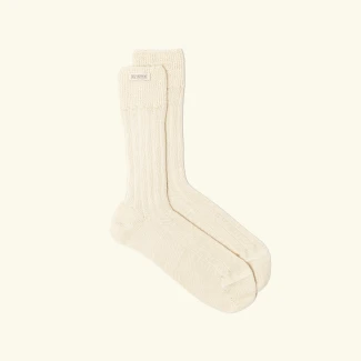 Alpaca Bed Socks | IVORY