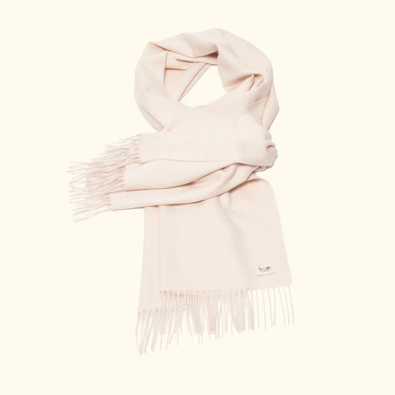 Suri baby alpaca shawl cream rose