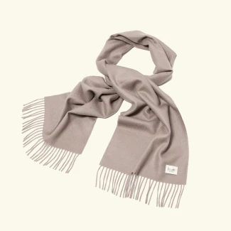Classic baby alpaca scarf gray