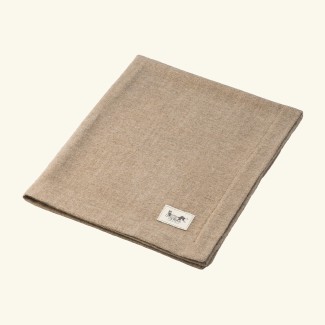 Kids’ blanket 100% baby alpaca | BEIGE