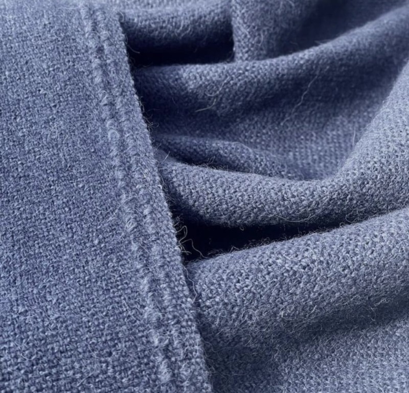 Hand-woven alpaca, cashmere & merino wool shawl | INDYGO
