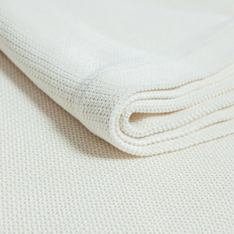 5. Stonewashed woven cotton bedspread | VANILLA