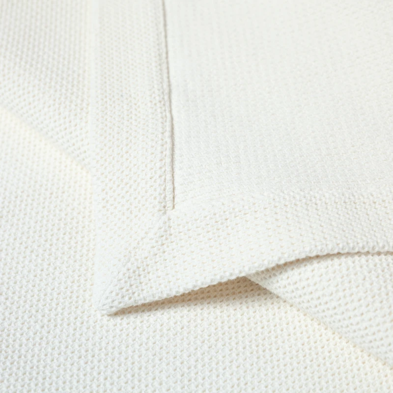 4. Stonewashed woven cotton bedspread | VANILLA