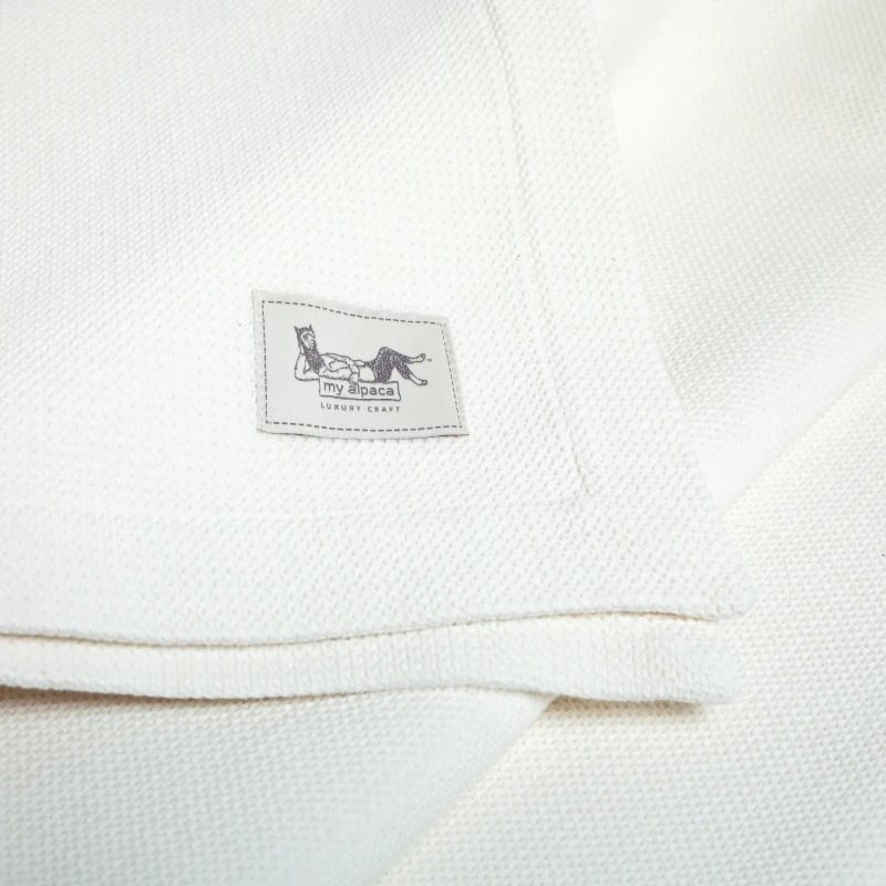 3. Stonewashed woven cotton bedspread | VANILLA