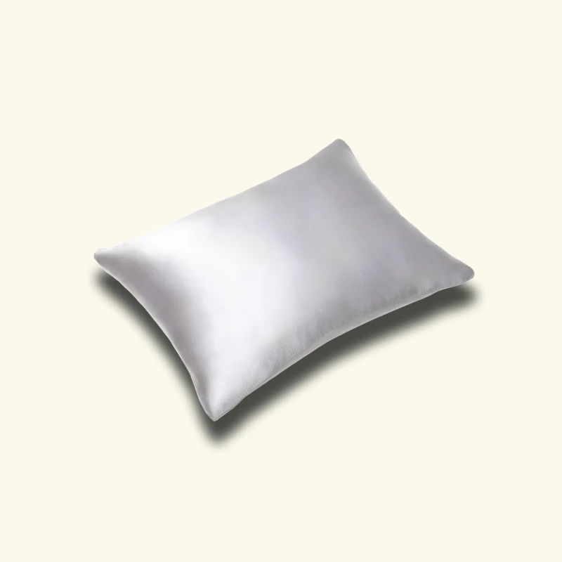 2. Silk satin pillowcase | SILVER