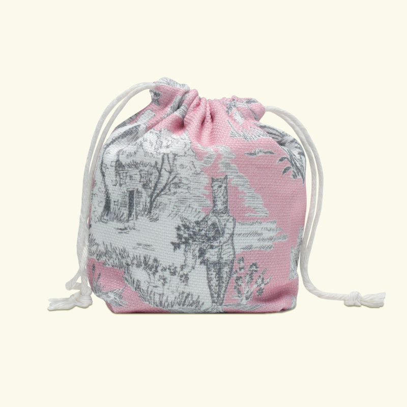 4. Parian porcelain Rose & Linen candle