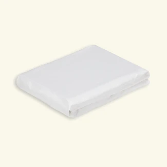 Fitted Sheet Cotton Sateen | WHITE