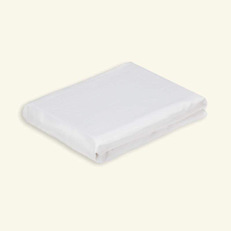 1. Fitted Sheet Cotton Sateen | WHITE