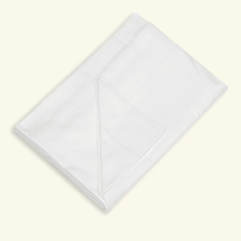 1. TOP Sheet Cotton Sateen | WHITE