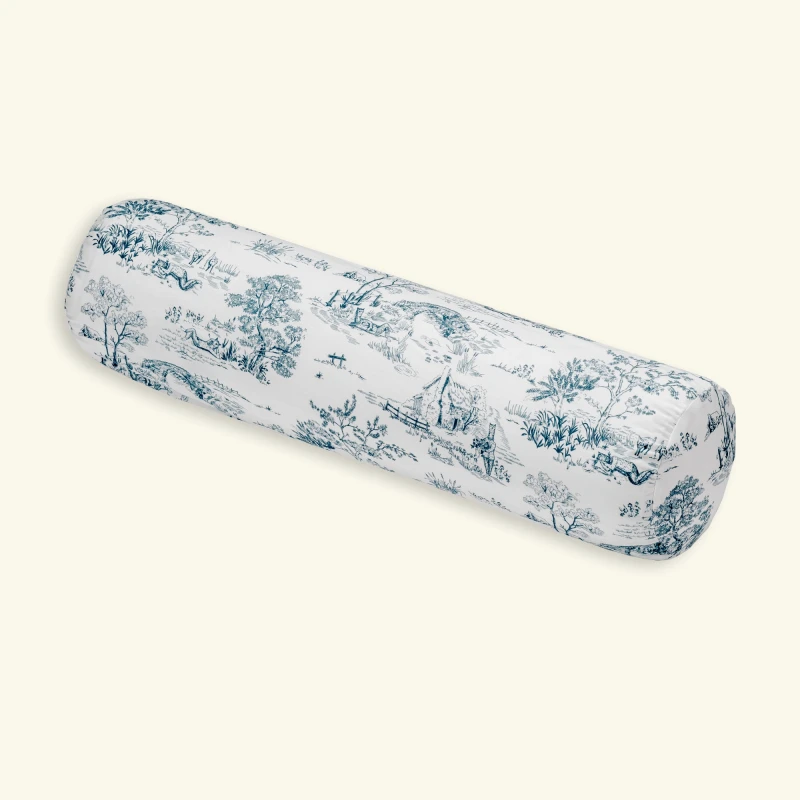 1. Bolster pillowcase in cotton sateen Toile de MyAlpaca