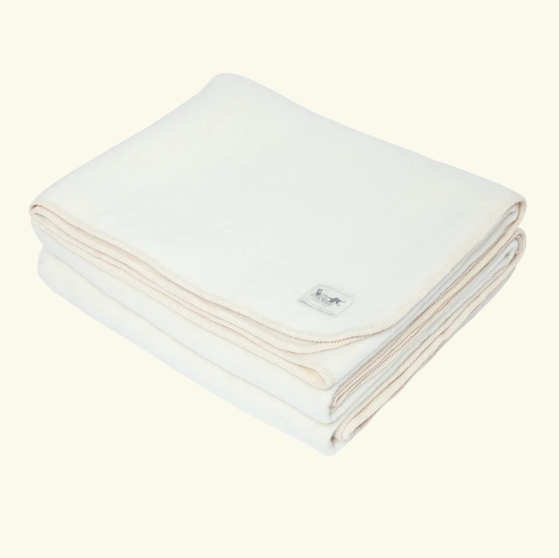 1. Alpaca & wool bedspread | IVORY