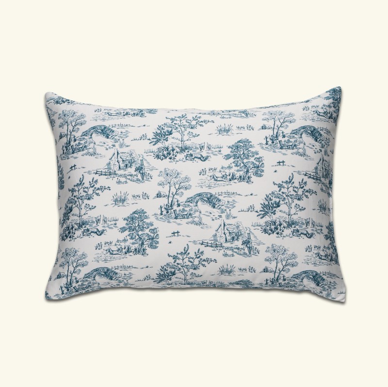 Pillowcase in cotton satin, Toile de MyAlpaca