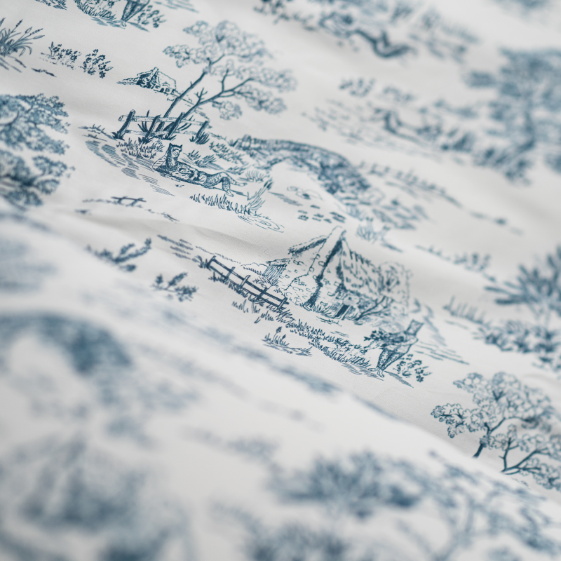 Pillowcase in cotton satin, Toile de MyAlpaca