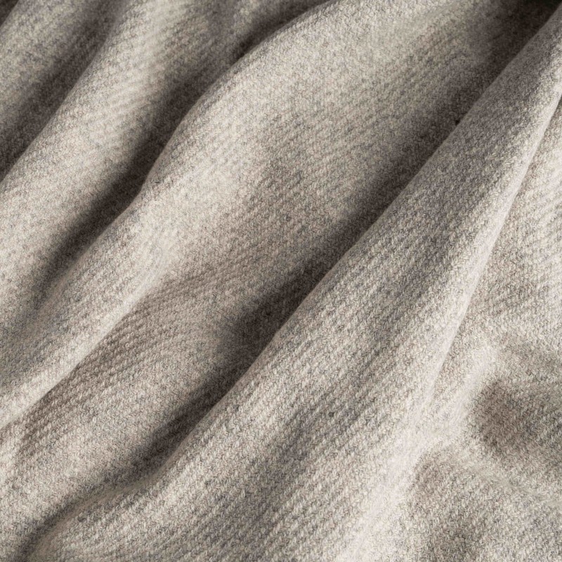 2. Baby Alpaca & Organic Cotton Throw | NATURAL SILVER
