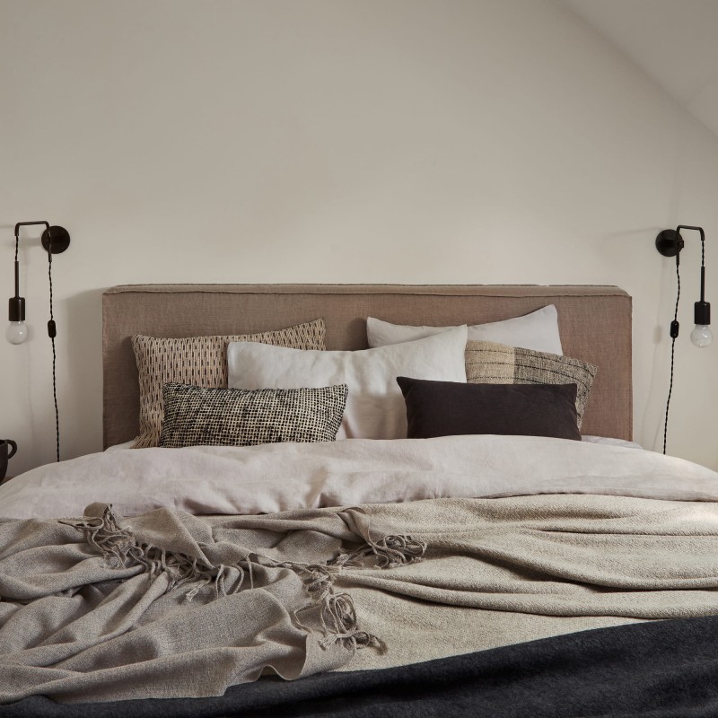 4. Baby Alpaca & Organic Cotton Throw | NATURAL GREY