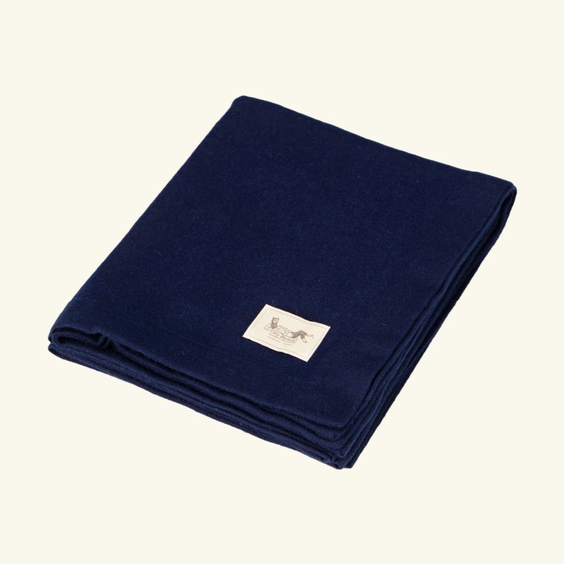 1. Kids’ blanket 100% baby alpaca | NAVY BLUE