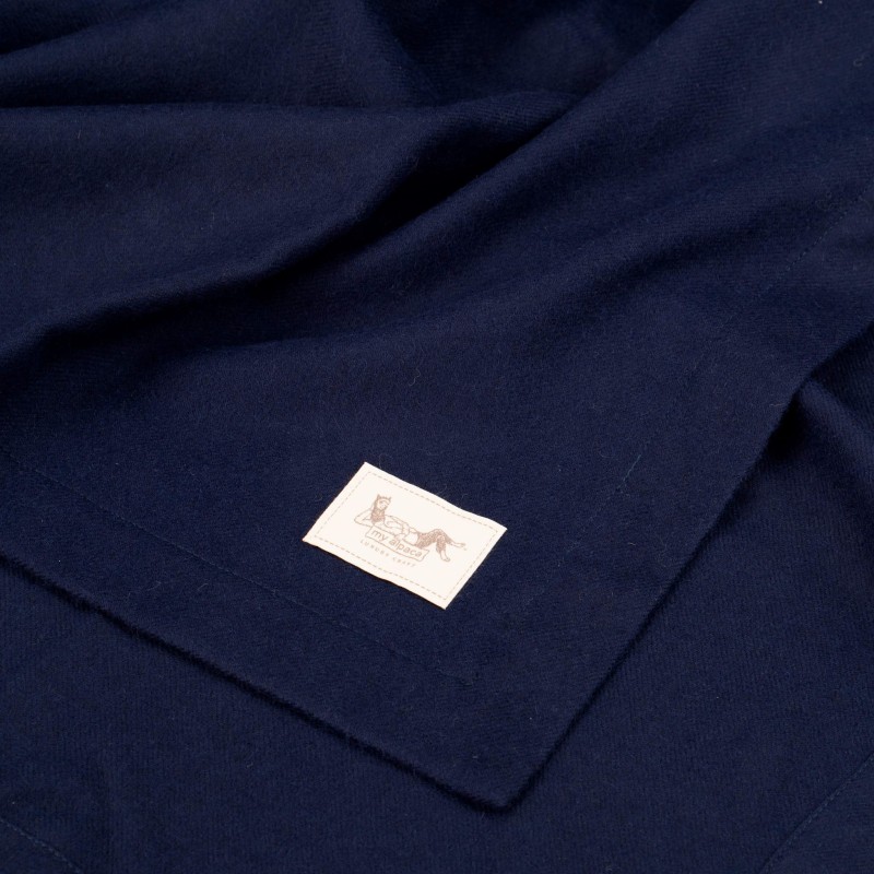 2. Kids’ blanket 100% baby alpaca | NAVY BLUE